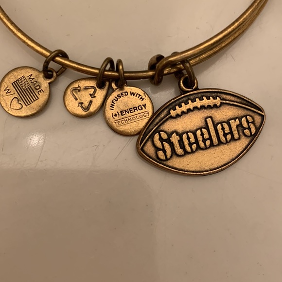 Alex and Ani Pittsburgh Steelers Bangle Bracelet - Picture 2 of 4